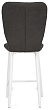 стул Чинзано полубарный нога белая 600 (Т190 горький шоколад)