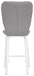 стул Чинзано полубарный нога белая 600 (Т180 светло-серый)