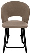 стул Мишель полубарный-мини нога черная 500 (Т184 кофе с молоком)