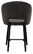 стул Мишель полубарный-мини нога черная 500 (Т190 горький шоколад)