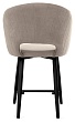 стул Мишель полубарный-мини нога черная 500 (Т170 бежевый)