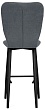 стул Чинзано барный нога черная 700 (Т177 графит)