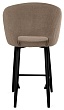 стул Мишель полубарный нога черная 600 (Т184 кофе с молоком)