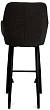 Стул Кампари отстрочка барный нога черная H700  (Т190 горький шоколад)