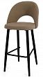 стул Капри-4 БАРНЫЙ нога черная 700 (Т184 кофе с молоком)