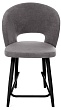 стул Мишель полубарный-мини нога черная 500 (Т180 светло-серый)