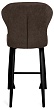 стул Марио ПОЛУБАРНЫЙ нога черная 600 (Т173 капучино)
